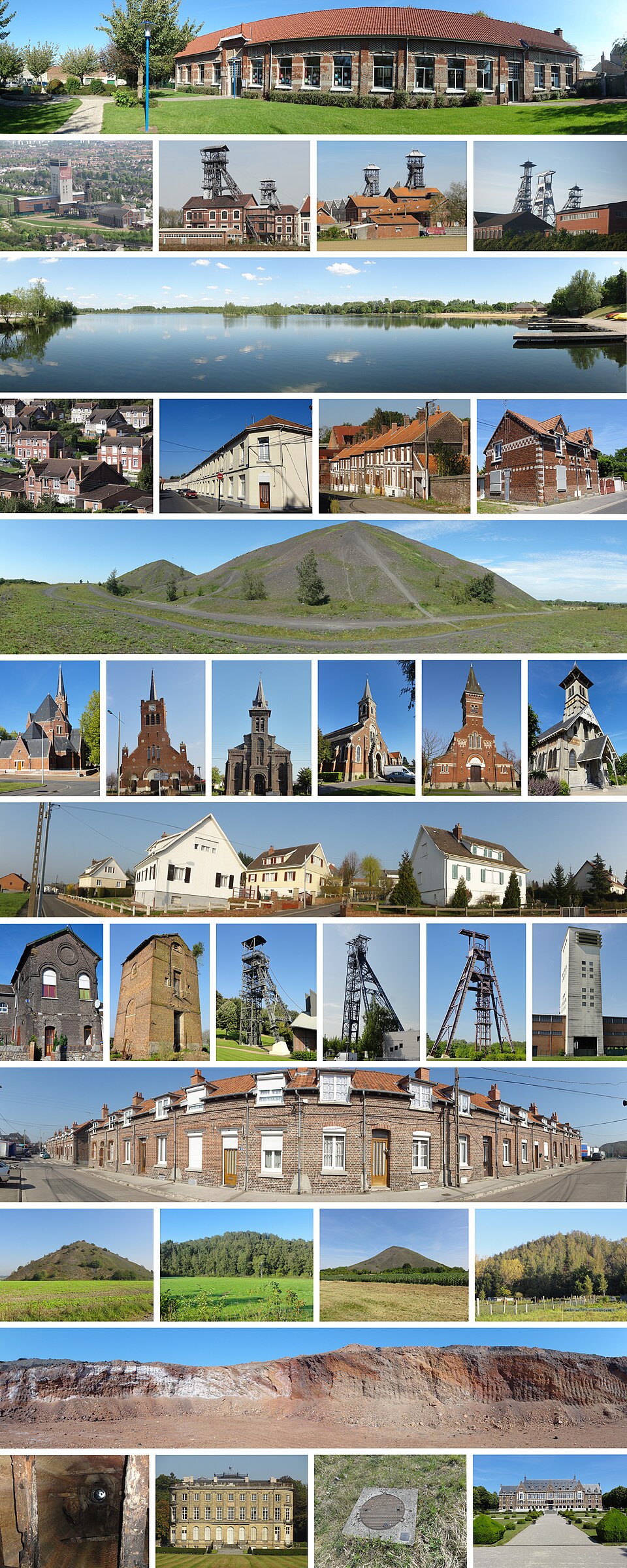 northern French coal mining region, France