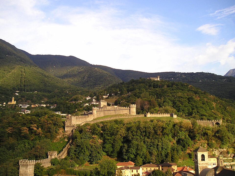Three Castles of Bellinzona, Switzerland