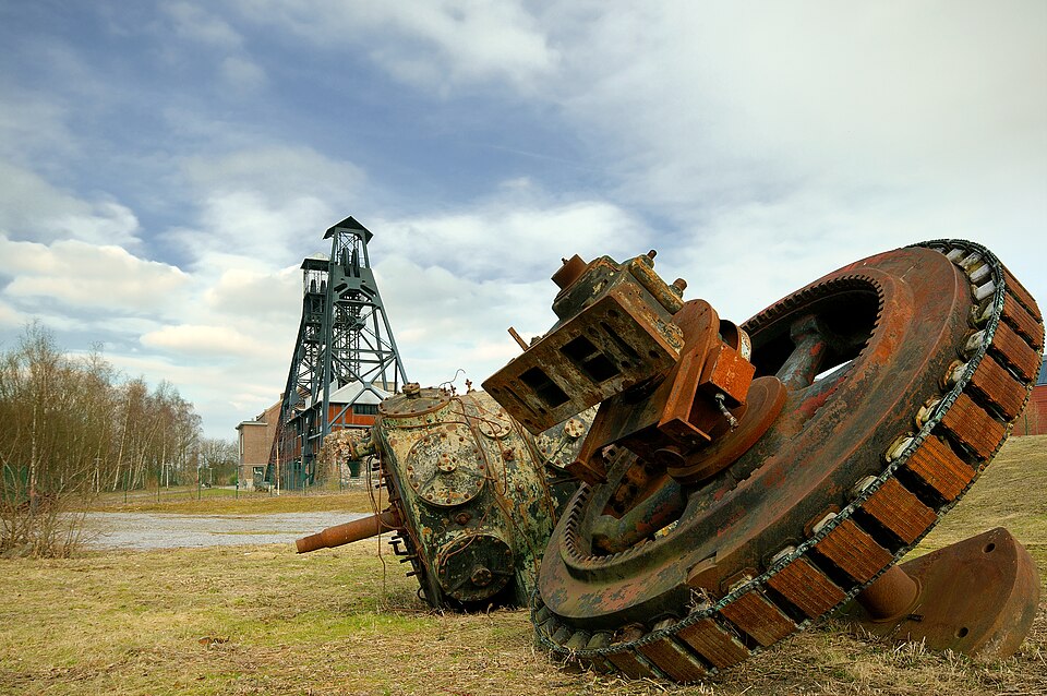 Major Mining Sites of Wallonia, Belgium