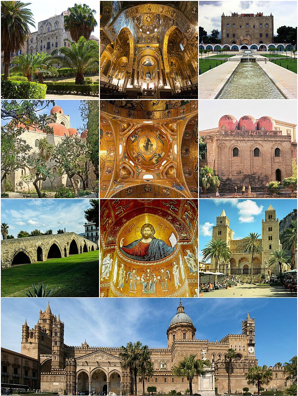 Arab-Norman Palermo and the Cathedral Churches of Cefalú and Monreale, Italy