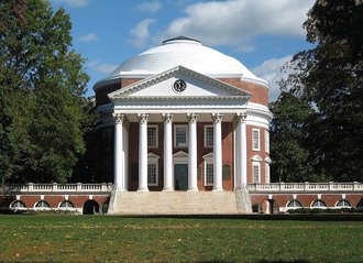 Monticello and the University of Virginia in Charlottesville, United States
