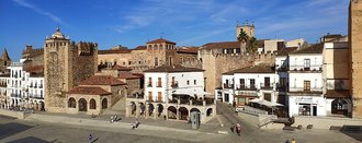 old town of Cáceres, Spain