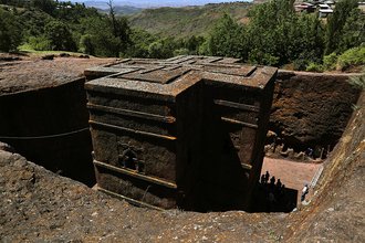 Monolithic churches in Lalibela, Ethiopia