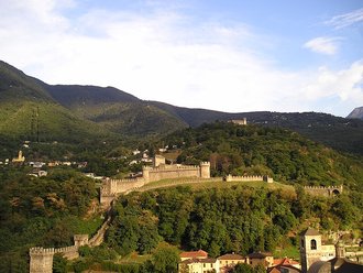 Three Castles of Bellinzona, Switzerland