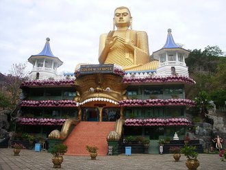Dambulla cave temple, Sri Lanka