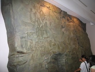 Petroglyphs along the Bangucheon Stream, South Korea