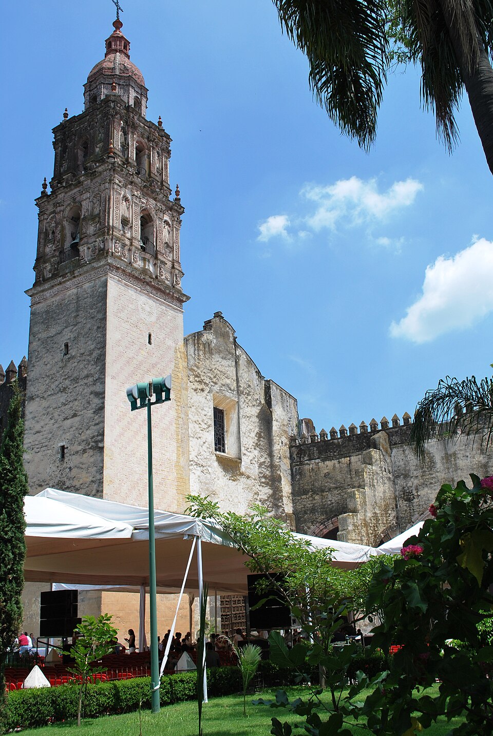 Monasteries on the slopes of Popocatépetl, Mexico