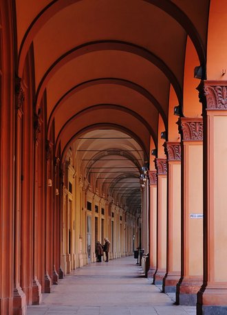 porticoes of Bologna, Italy