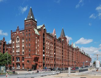 Speicherstadt and Kontorhaus District with Chilehaus, Germany