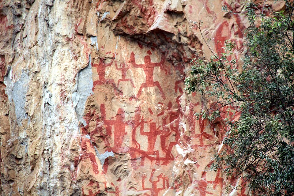 Rock Paintings of Hua Mountain, China