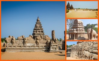 Group of monuments at Mahabalipuram, India