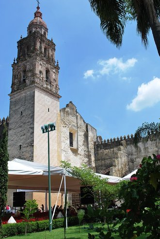 Monasteries on the slopes of Popocatépetl, Mexico