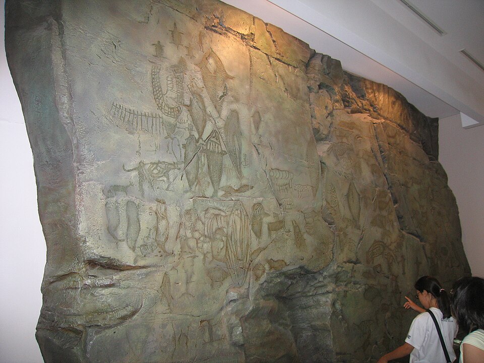 Petroglyphs along the Bangucheon Stream, South Korea