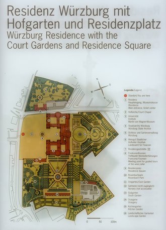 Würzburg Residence with the Court Gardens and Residence Square, Germany