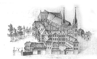 Royal abbey of Saint-Remi, France