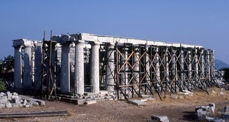 Temple of Apollo Epicurius in Bassae, Greece